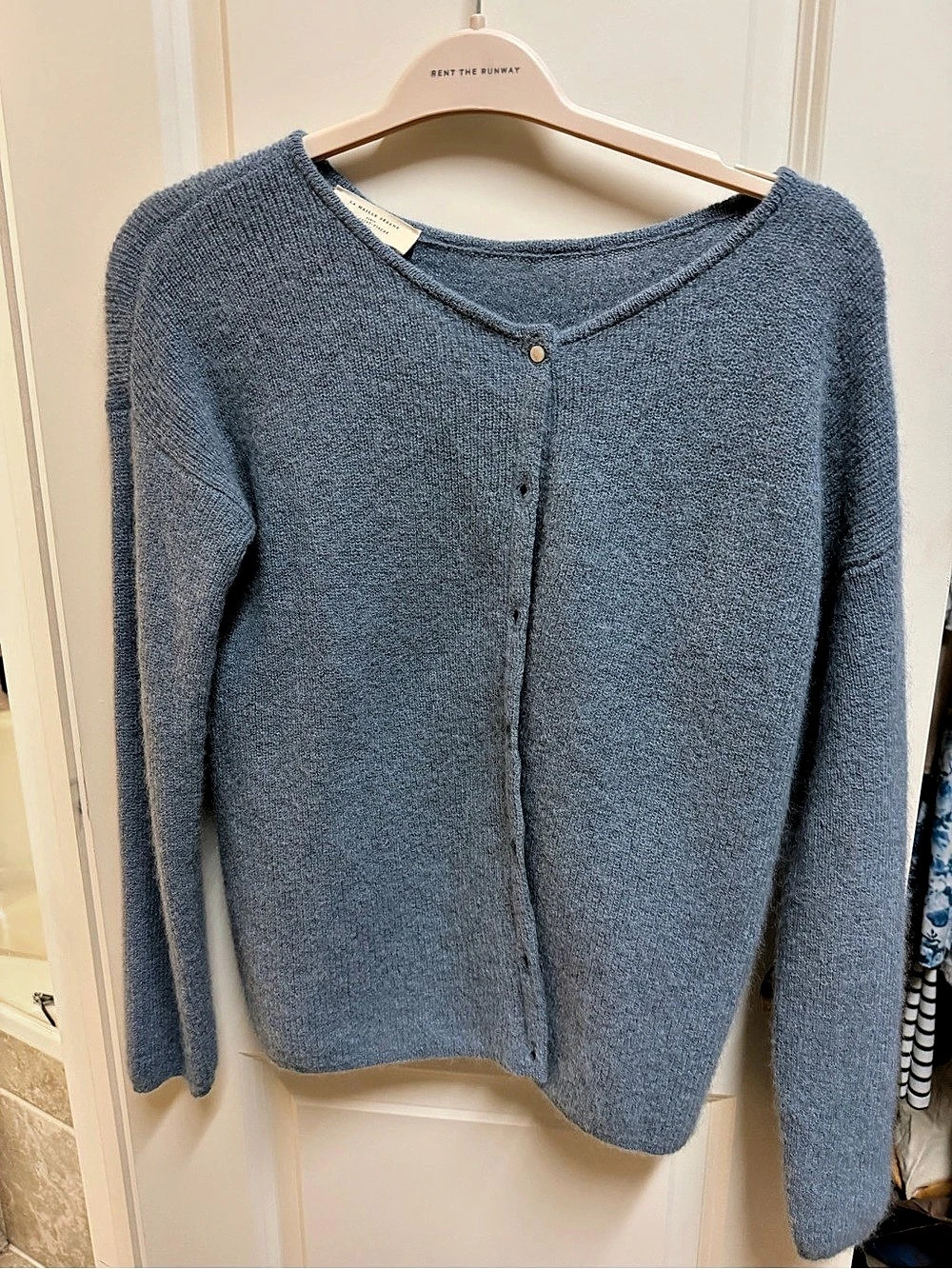 Gaspard Sezane Cardigan in Blue Size Small Like New